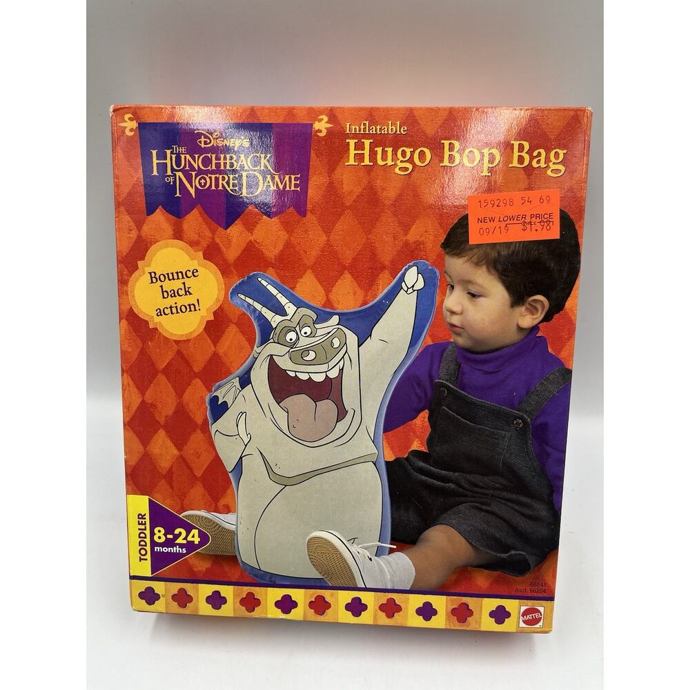 Vintage 1996 Mattel Disney Hunchback Hugo Bop Bag - NEW